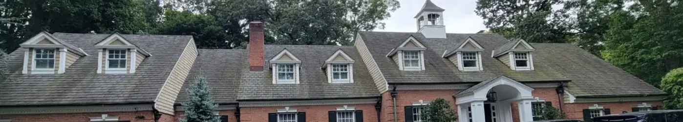 Before: brick colonial in Locust Valley