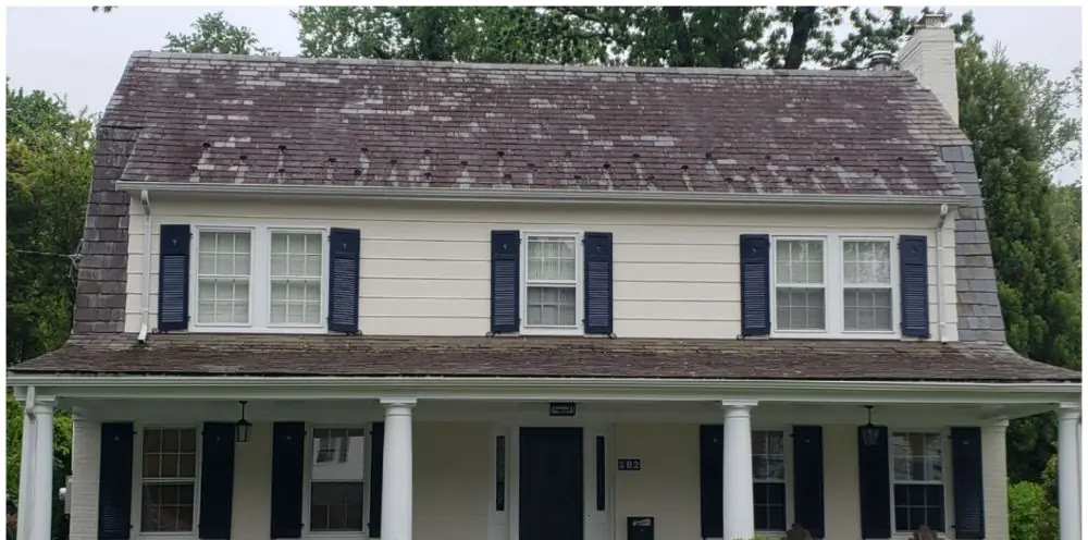 Tile, cedar and shingle roof cleaning before